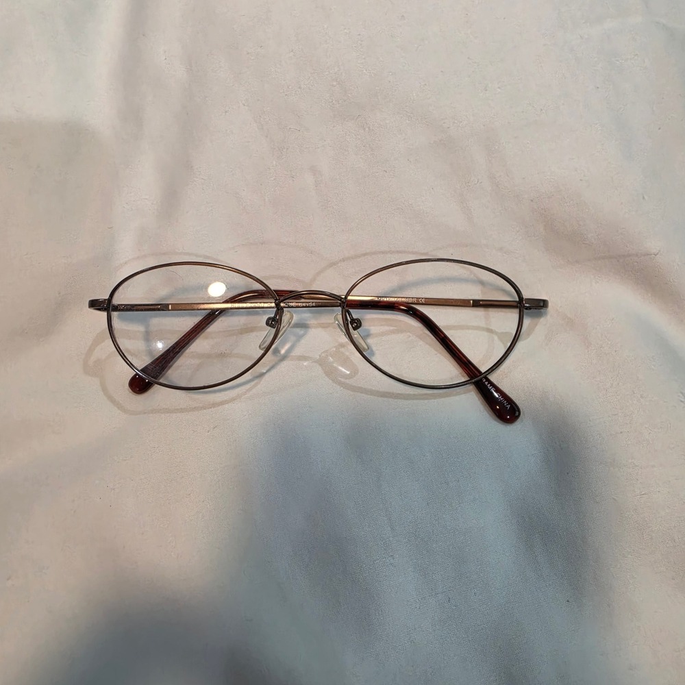 Boulevard Boutique Eyeglasses 50-18-140 Brown Oval B4154 Metal